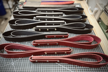 Double Loop Leather Strap